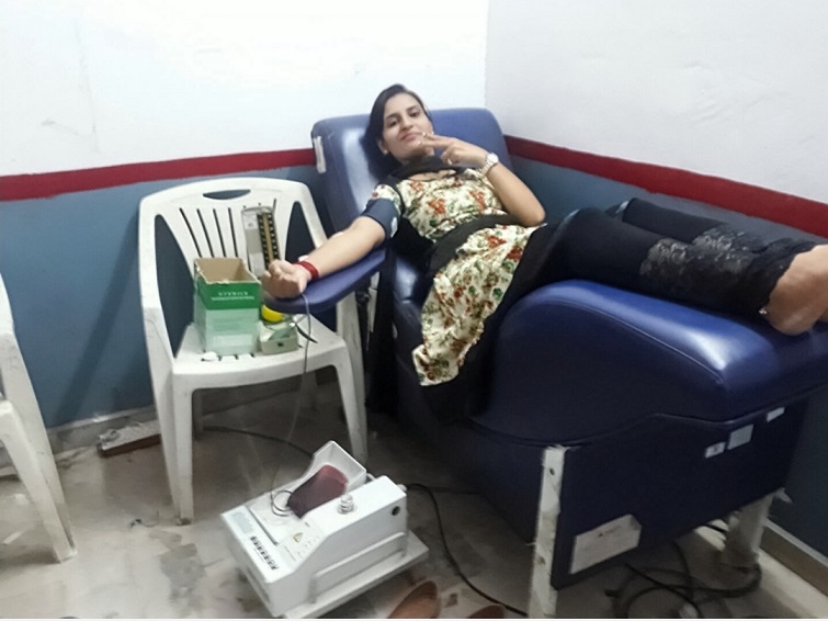 आपातकालीन परिस्थिति में रक्तदान कर महिलाओं ने जान बचाई - प्रिया त्रिवेदी