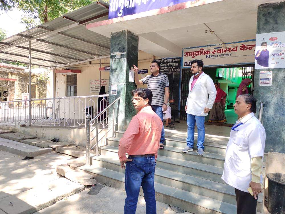 सामुदायिक स्वास्थ्य केन्द्र- पिण्डवाडा का किया औचक