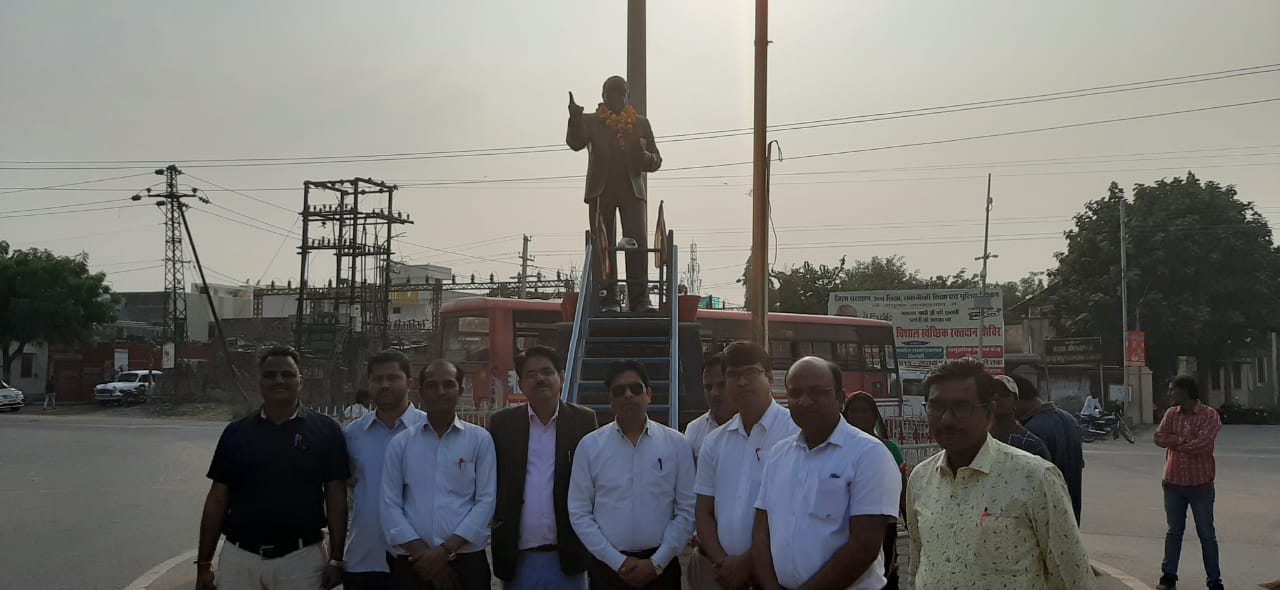 संविधान निर्माता भारत रत्न  डॉ भीमराव अंबेडकर को श्रद्धा पूर्वक याद किया