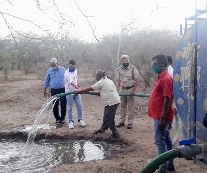 प्राणियों की प्यास बुझाने से जीने की राह मिलेगी : अंकित जैन