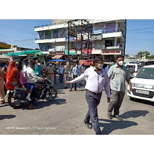 कोरोना के विरुद्ध जन जागरण रैली को एडीएम ने हरी झंडी दिखा किया रवाना