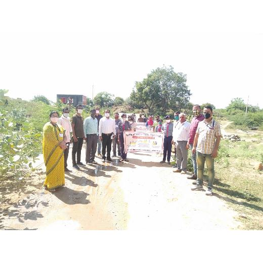 डोडुआ के संयुक्त तत्वधान में विद्यालय परिसर से कोरोना जन जागरूकता अभियान रैली प्रारंभ किया