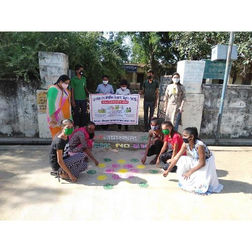 कोरोना जन जागरूकता अभियान के तहत डोडुआ गांव और वराल गांव में रैली