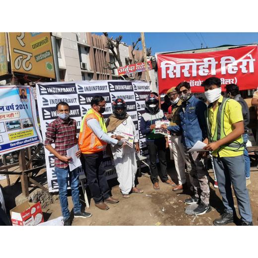 सडक सुरक्षा माह के अन्तर्गत जन जागरूकता कार्यक्रम किया आयोजित