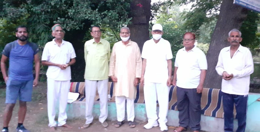 गांधी पार्क में उत्साह और उल्लास पूर्वक विश्व वरिष्ठ नागरिक दिवस का आयोजन किया गया
