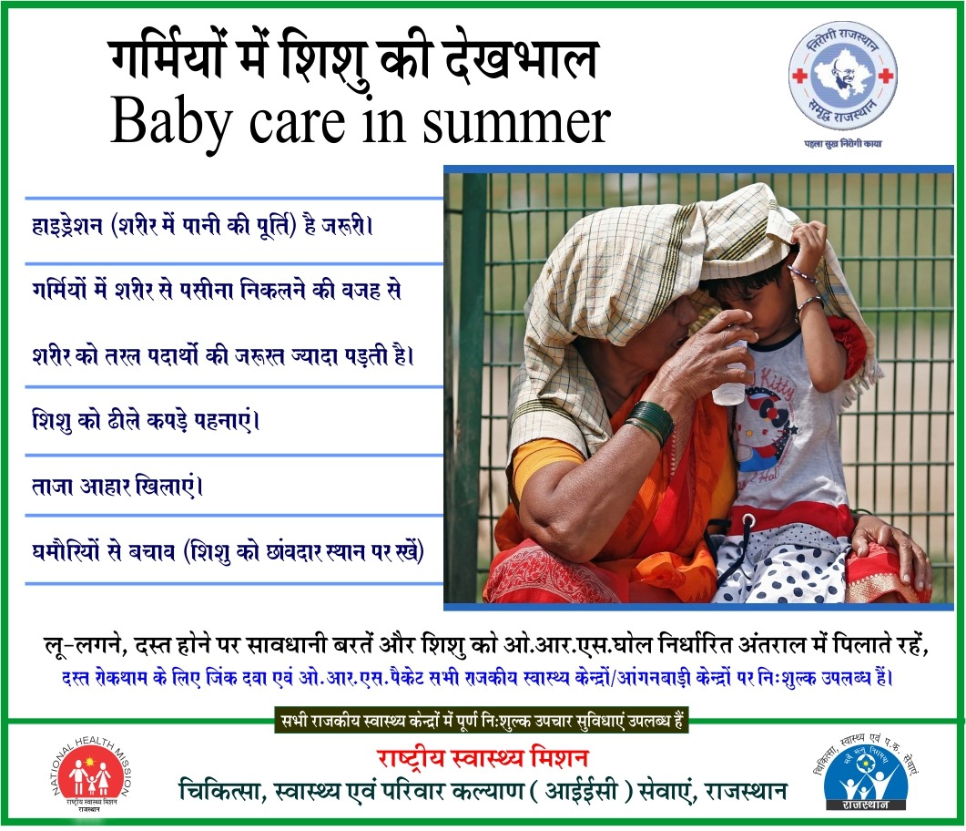 तेज गर्मी में लू-तापघात से आमजन रखे सावधानी- सीएमएचओ डॉ. राजेश कुमार