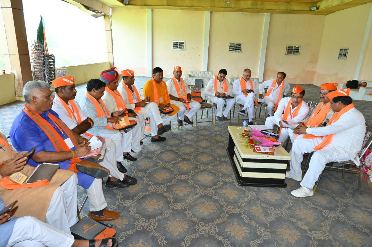 भाजपा किसान मोर्चा प्रदेश पदाधिकारियों की बैठक हुई सम्पन्न