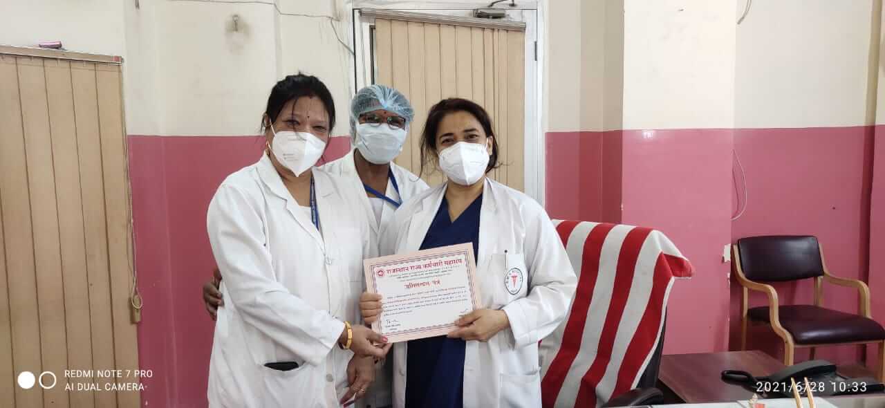 डॉक्टर्स डे पर कोरोना वारियर्स सम्मानित, सिरोहीवाले, सिरोही समाचार