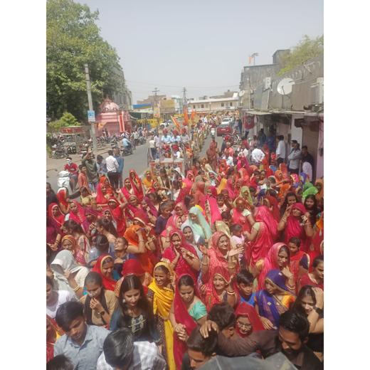 गगन भेदी जयघोष के साथ निकली भगवान विश्वकर्मा जी की शोभयात्रा, सिरोहीवाले, सिरोही समाचार