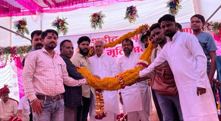 शहीद की प्रतिमा हर व्यक्ति को देश के लिए प्राण न्यौछावर करने की प्रेरणा देगी : परसादी लाल मीणा, सिरोहीवाले, सिरोही समाचार